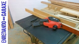 How to use my THICKNESS PLANER [upl. by Jarek34]