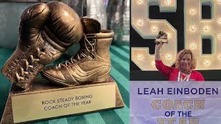 Leah Einboden wins Coach of the Year for Rock Steady Boxing [upl. by Rodd]