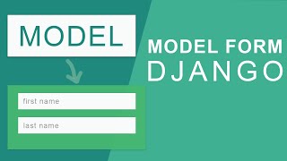 Model Form  Django [upl. by Lyrej]