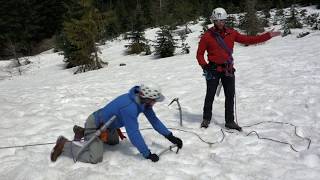 Three Person Crevasse Rescue [upl. by Naujat]