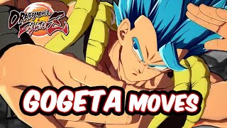 Dragon Ball FighterZ  Gogeta SSGSS Moves Combos Dramatic DLC7 [upl. by Henson238]