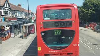 EDMONTON GREEN BUS STATION TO PONDERS END NORTH LONDON UK [upl. by Safoelc]