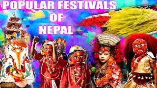 Popular Festivals Of Nepal [upl. by Kilk]