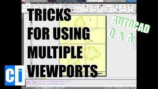 AutoCAD QnA Different linework in multiple viewports [upl. by Narok]