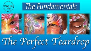 The Perfect TEARDROP  Face Paint Fundamentals [upl. by Nale848]