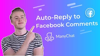 Auto Reply to Facebook Comments  ManyChat Growth Tool Tutorial [upl. by Jarek]