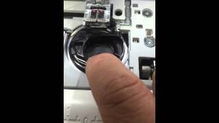 Installing bobbin case in Pfaff [upl. by Eseerehs]