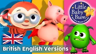 Nursery Rhymes  British English Versions  41 Minutes Compilation from LittleBabyBum [upl. by Agee214]