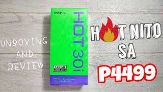 INFINIX HOT 30i UNBOXING amp MINI REVIEW TAGALOG [upl. by Neirb]