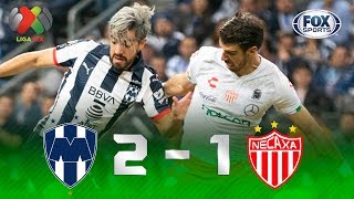 Monterrey  Necaxa 21  GOLES  Semifinal Ida  Liga MX [upl. by Nowujalo]