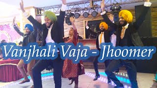 Vanjhali Vaja  Urban Folks  Impromptu Jhoomer  Wedding Performance [upl. by Coit]