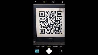 Scan a QR code using a phone [upl. by Otnas]