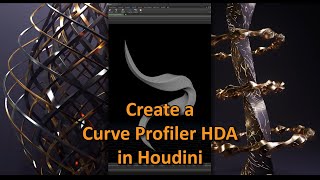 Create a Curve Profiler HDA in Houdini [upl. by Ahsenik327]