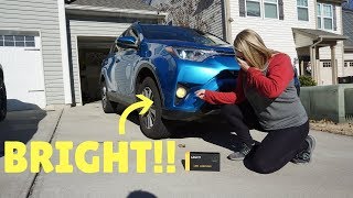 Installing LED Fog Lights  Toyota RAV4 [upl. by Machos379]