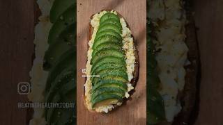 🥑🍳 Egg Salad Avocado Toast HealthyEats BrunchGoals AvocadoLovers [upl. by Cutcheon]