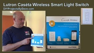 Lutron Caseta Wireless Inwall Dimmer Smart Light Switch Installation [upl. by Eihs]