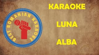 KARAOKE M Cozma  Luna alba Versuri Negativ [upl. by Adnerb730]