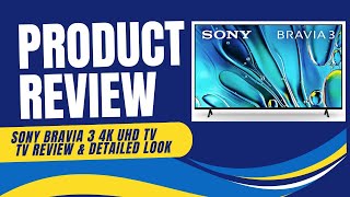 Sony 65inch Bravia 3 4K UHD LED LCD TV Review amp Detailed Look [upl. by Antonin]