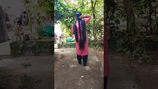 wow Simple hairstyle long hair pinnal msmeera1720 [upl. by Musette]