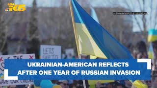 Ukrainian American living in Seattle reflects on year since Russian invasion [upl. by Yrtnej]