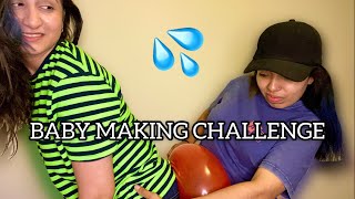 Lesbian Couple Baby Making Challenge HILARIOUS [upl. by Yekcir573]