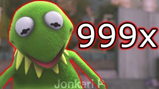 Why did Kermit fall from the roof  999x speed  animation meme [upl. by Aron]