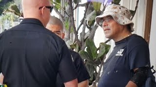 update he got fired Property owners janitor assaults and harassing the homeless [upl. by Faxon737]