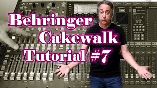 Using The DAW Remote and THE Behringer X32 To Control Cakewalk [upl. by Hollie]