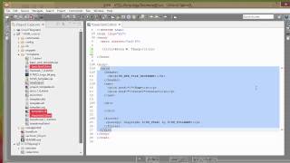 Setting up a Basic HTML5 Custom Template in Aptana Studio 3 [upl. by Nairdna502]