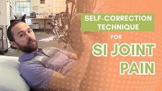 SelfCorrection Technique for SI Joint Pain Anterior Rotation [upl. by Drogin228]