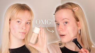 LAURA MERCIER REAL FLAWLESS WEIGHTLESS PERFECTING FOUNDATION  VIRAL first impressions REVIEW [upl. by Amol]