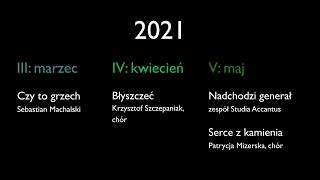 marzec kwiecień i maj 2021  Studio Accantus [upl. by Notpmah17]