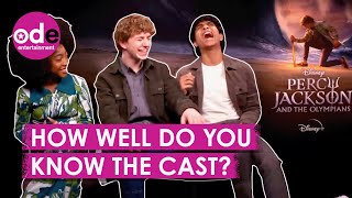 Getting To Know The Cast of Percy Jackson and The Olympians [upl. by Bogoch]