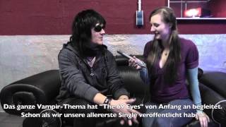 Interview THE 69 EYES in Cologne Finnish with German subs [upl. by Mosera375]