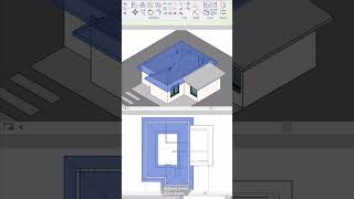 Como hacer cubiertas en Revit arquitectura reels revit cubiertas [upl. by Mehitable]