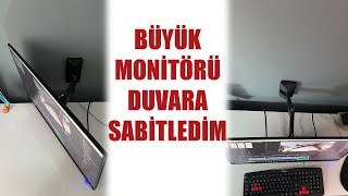 Kalabalıktan kurtul Monitörünüzü duvara sabitleyerek yer tasarrufu sağlayabilirsiniz [upl. by Michella]