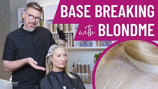 How to get Dimensional Highlights with NEW BLONDME Base Breaker  Schwarzkopf Professional USA [upl. by Petronia239]