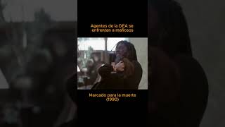 Pelea Narcos y Policia 👮 💥💣  Marcado para la muerte 1990 [upl. by Sarina]