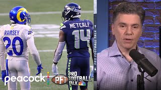 Seahawks must get creative for DK Metcalf vs Jalen Ramsey  Pro Football Talk  NBC Sports [upl. by Adai206]