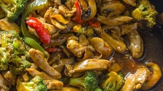 20 Minute Chicken Broccoli amp Mushroom StirFry [upl. by Coad]