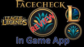 Facecheck League of Legends App Review December 2021 [upl. by Atis]