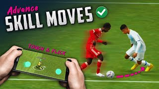 eFootball 2024 Mobile Skill Tutorial  Touch amp Flick  Advance Control [upl. by Akiner164]