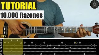 Diez Mil Razones 10000 Reasons   TUTORIAL GUITARRA Intro Fingerstyle  TAB Acordes Rasgueo [upl. by Storm]