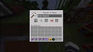 Minecraft PE How to rename items without the italic font No mods [upl. by Colby210]