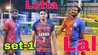 New match 🔥  IOB vs IB  vera level match 🔥 volleyball sports [upl. by Isnam538]