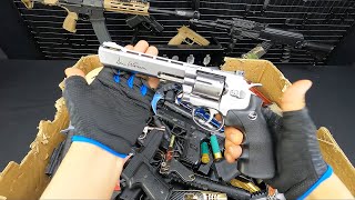 ASG Dan Wesson Air Pistol High Impact Weapon That Shoots Iron Balls amp A Box Full of Airsoft Guns [upl. by Hart]