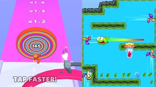 Layer Man Vs Sugar Rush Android ios Amsr satisfying gameplay [upl. by Burkley]