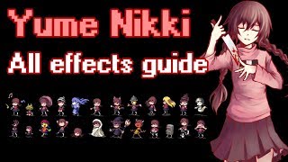 Yume Nikki  All effects guide [upl. by Mordecai]