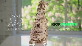 手搖風琴｜Ugears Hurdy Gurdy [upl. by Eleinad]