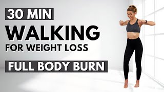 🔥30 Min STEADY STATE WALKING for WEIGHT LOSS🔥ALL STANDING🔥NO JUMPING🔥KNEE FRIENDLY🔥LISS WORKOUT🔥 [upl. by Anehsak634]